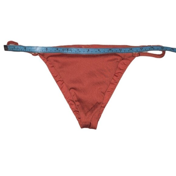 VICTORIA'S SECRET Bikini Bottom Women's Size Medium Apricot Swimsuit Summer - Picture 4 of 12